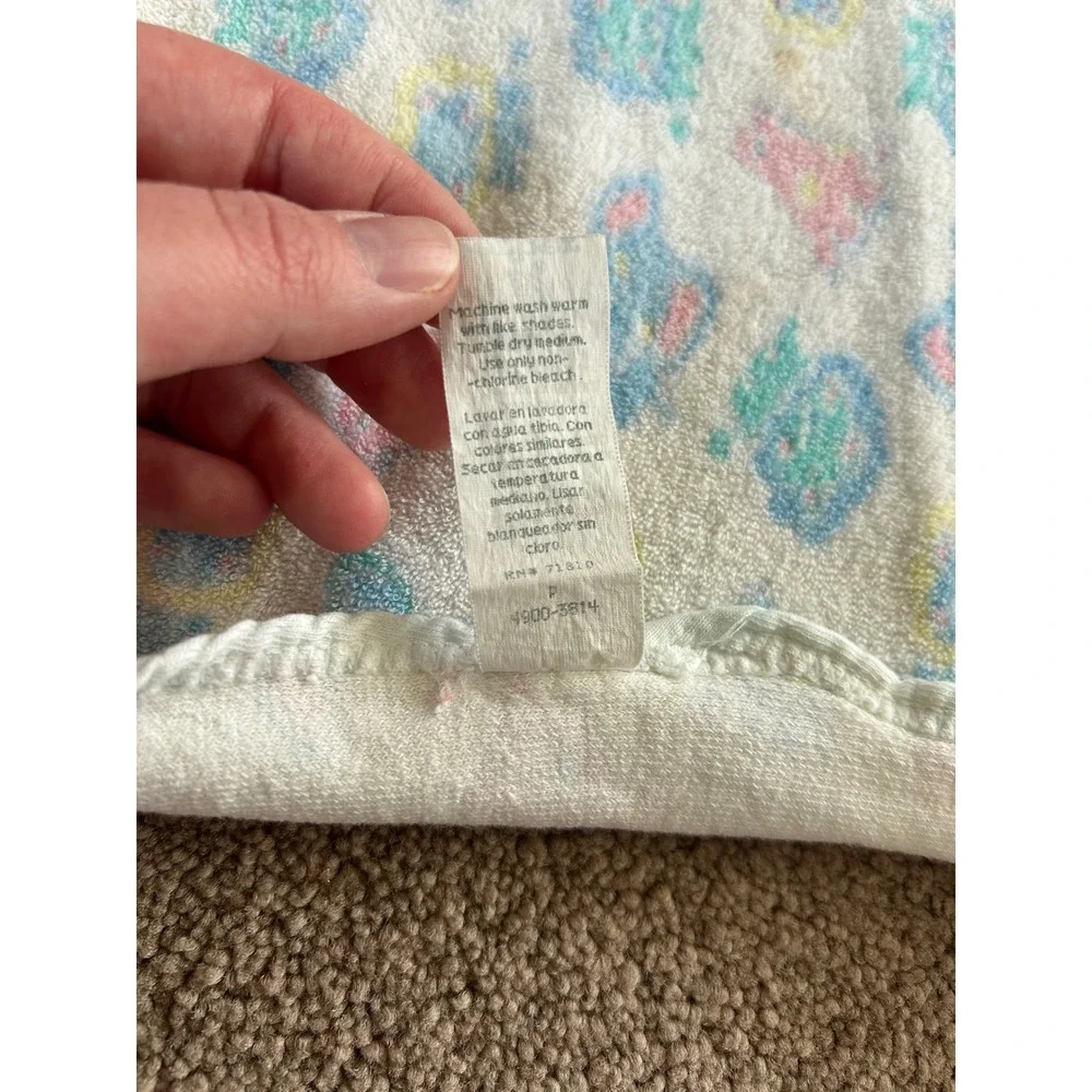 Vintage 90s lot of 4 burp clothes Gerber brand made in USA